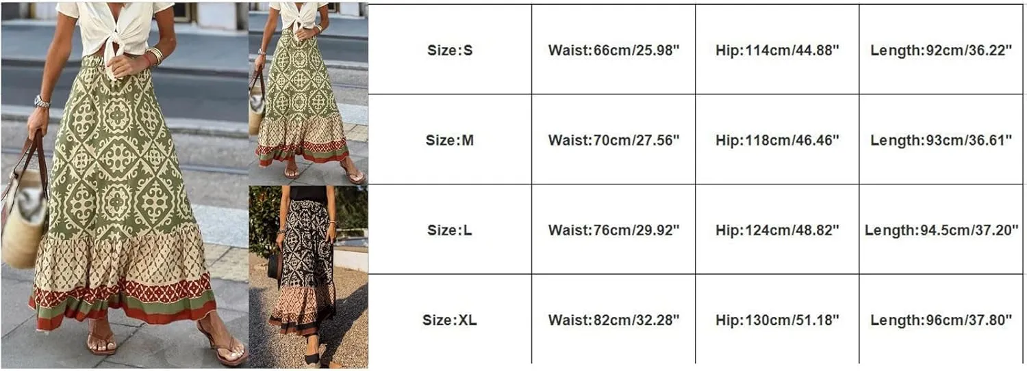 2023 Fashion Women Skirt Womens High Waist Pleated Skirt Elegant Elastic Waistband Midi Swing Skirts Cover up