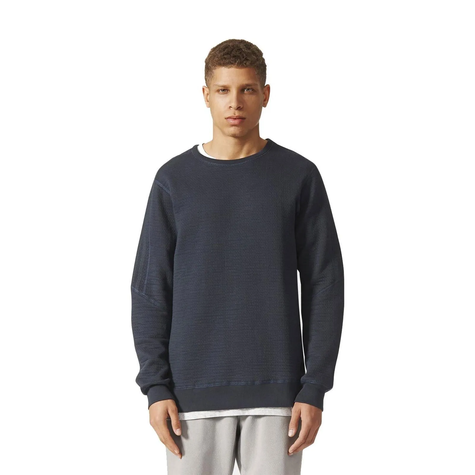 adidas Originals x Wings   Horns Cabin Fleece Crew Sweat - Grey