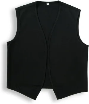 AMNPOLEN Unisex No Pocket Button Uniform Vest Halloween Costume Outfit