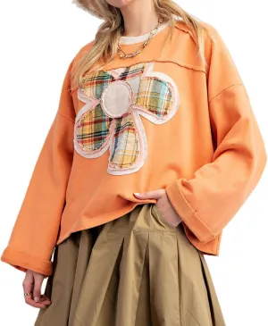Argeousgor Women Oversized Graphic Sweatshirt Y2k Drop Shoulder Crewneck Long Sleeve Shirt Tops Vintage Sweater Jacket