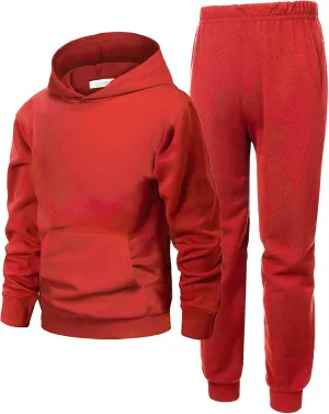 Arshiner 2 Piece Outfit Boys Pullover Hoodies Sweatshirt Suit For Kids Tracksuit Set