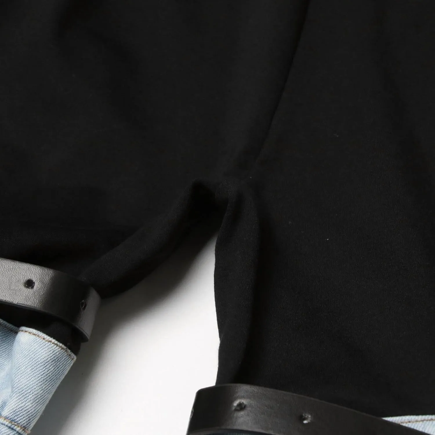 Bell Bottom Jeans for Women High Waisted Wide Leg Denim Black Retro Cotton Fitted Flare Pants with Pocket