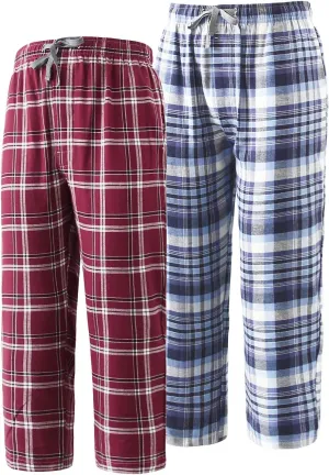Big Boys Young Cotton Plaid Lounge Pants Sleepwear Bottoms 8 10 12 14 16
