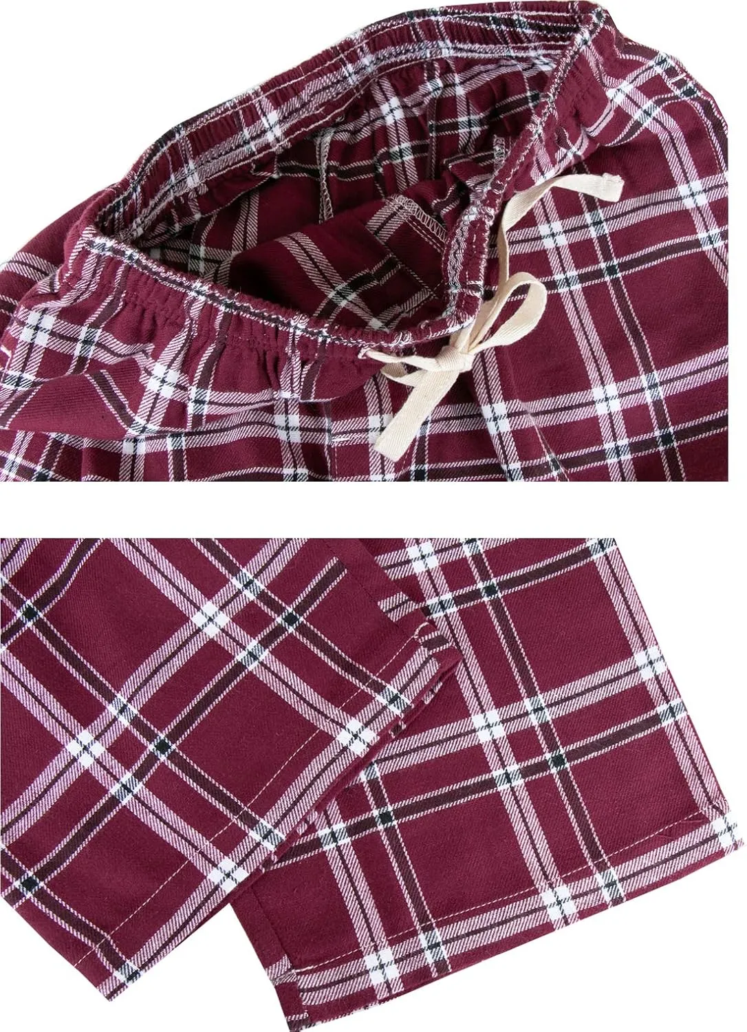 Big Boys Young Cotton Plaid Lounge Pants Sleepwear Bottoms 8 10 12 14 16