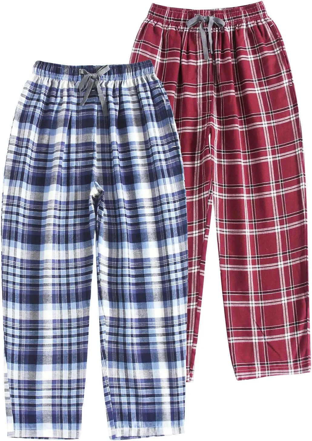 Big Boys Young Cotton Plaid Lounge Pants Sleepwear Bottoms 8 10 12 14 16