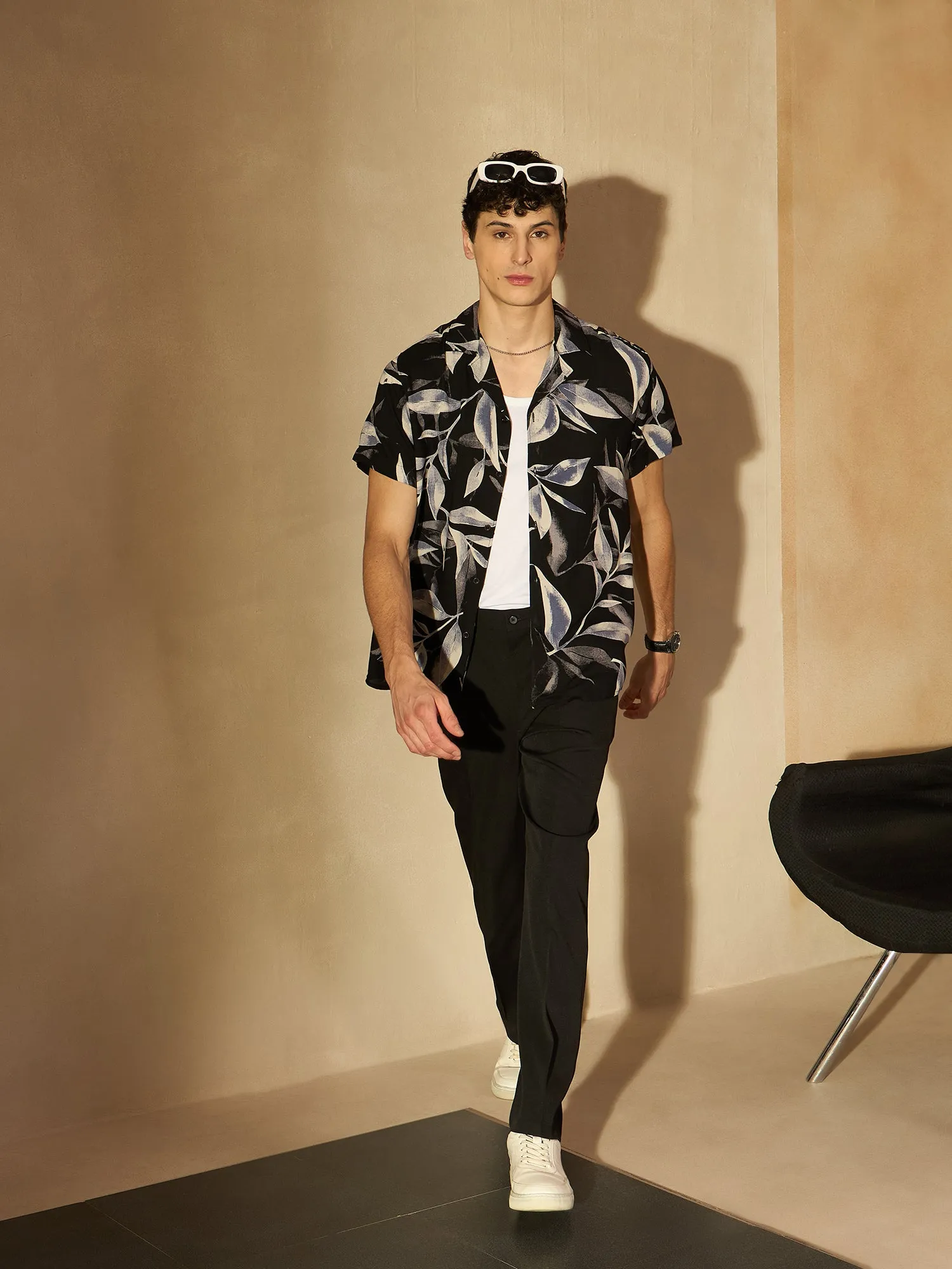 Black: Baggy Fit Korean Trouser