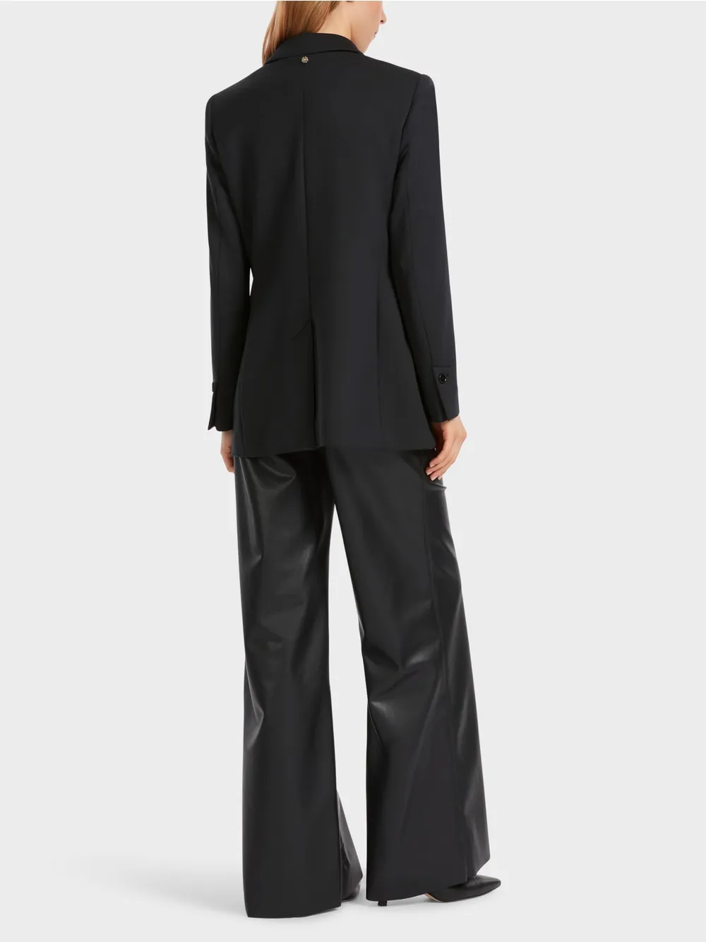 black feminine blazer