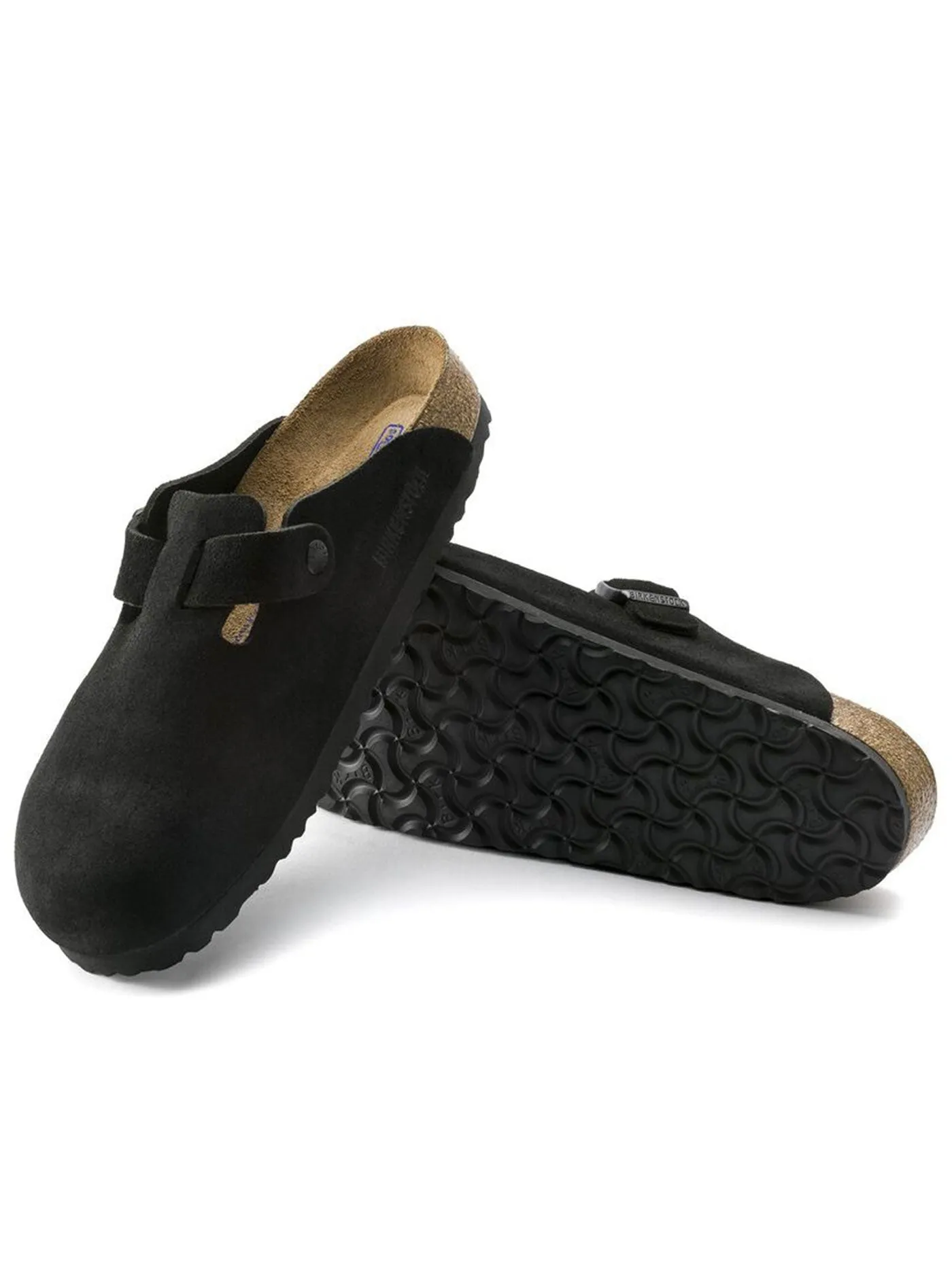 Boston Soft Footbed Suede N Black Shoes