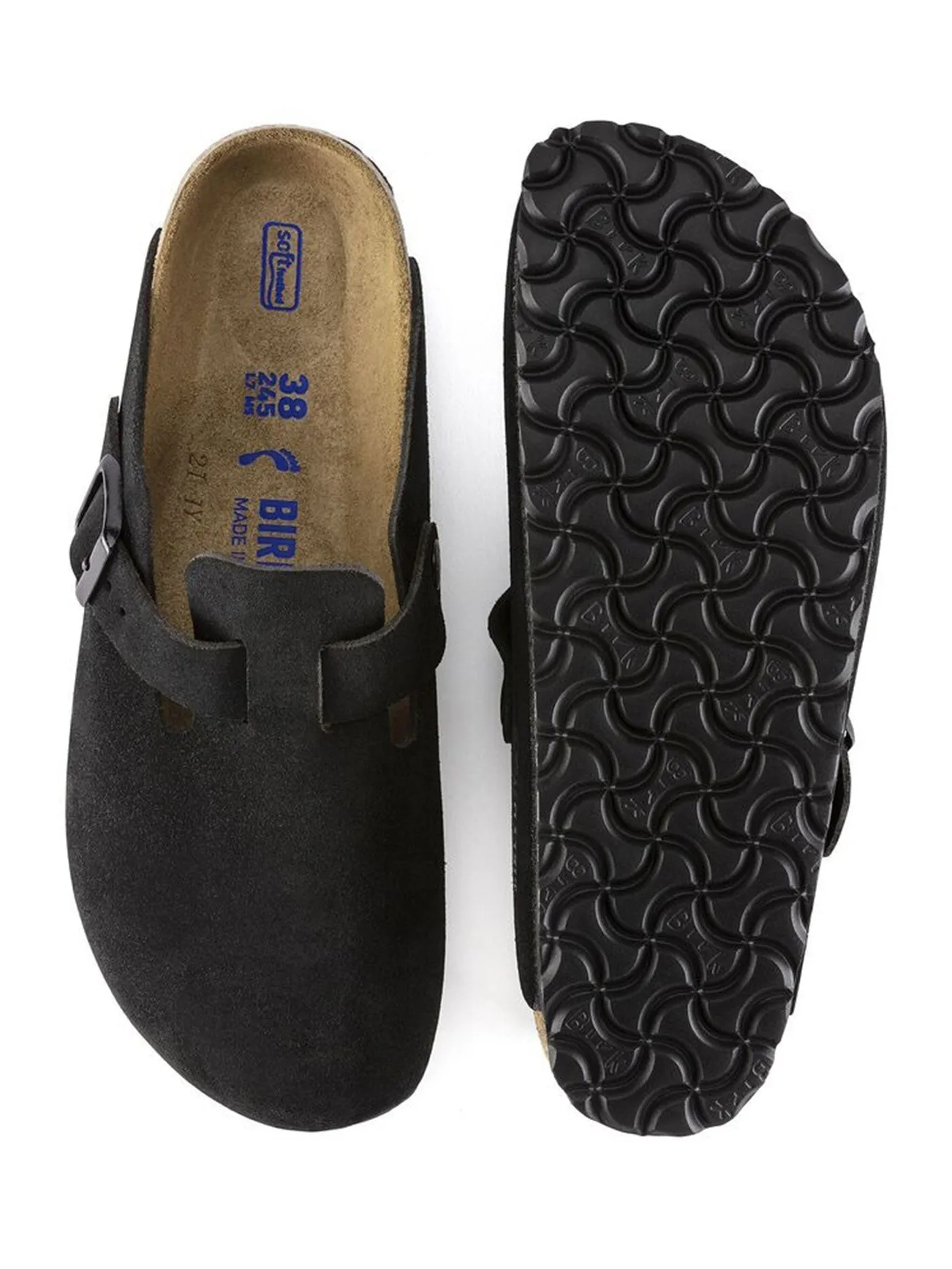 Boston Soft Footbed Suede N Black Shoes