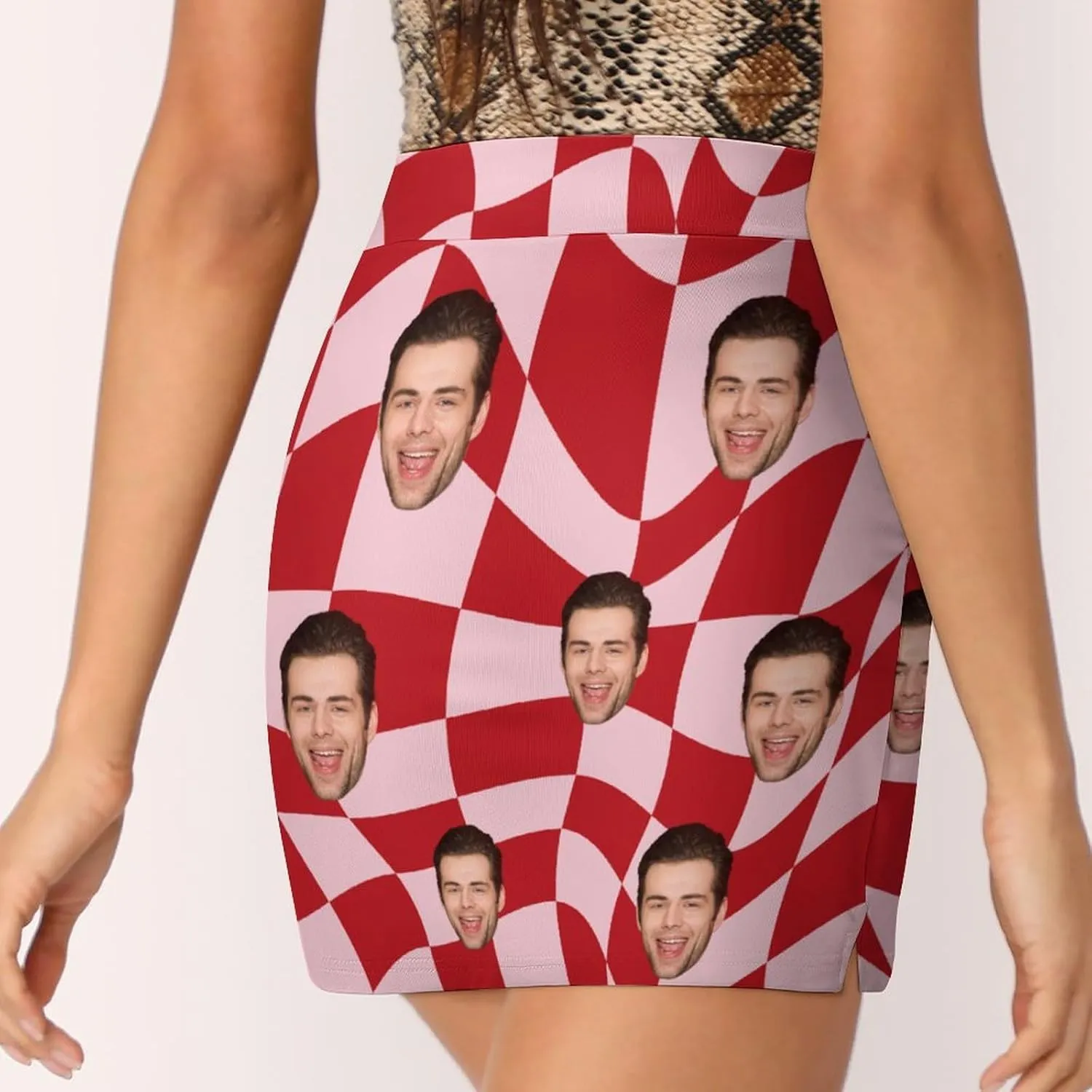 Custom Athletic Tennis Skorts Valentine's Day Gift for Girlfriend Wife Personalized Golf Active Skirt with Pocket