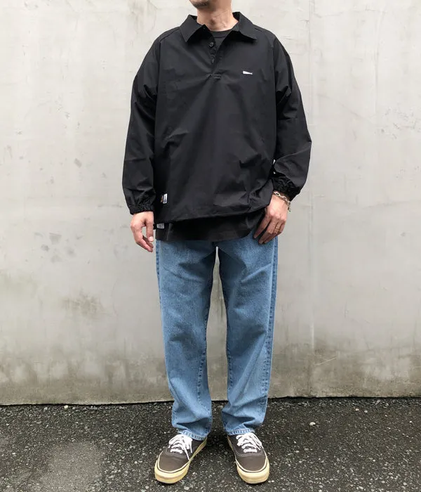 DESCENDANT/ROCKET OXFORD LS SHIRT CORDURA (BLACK)