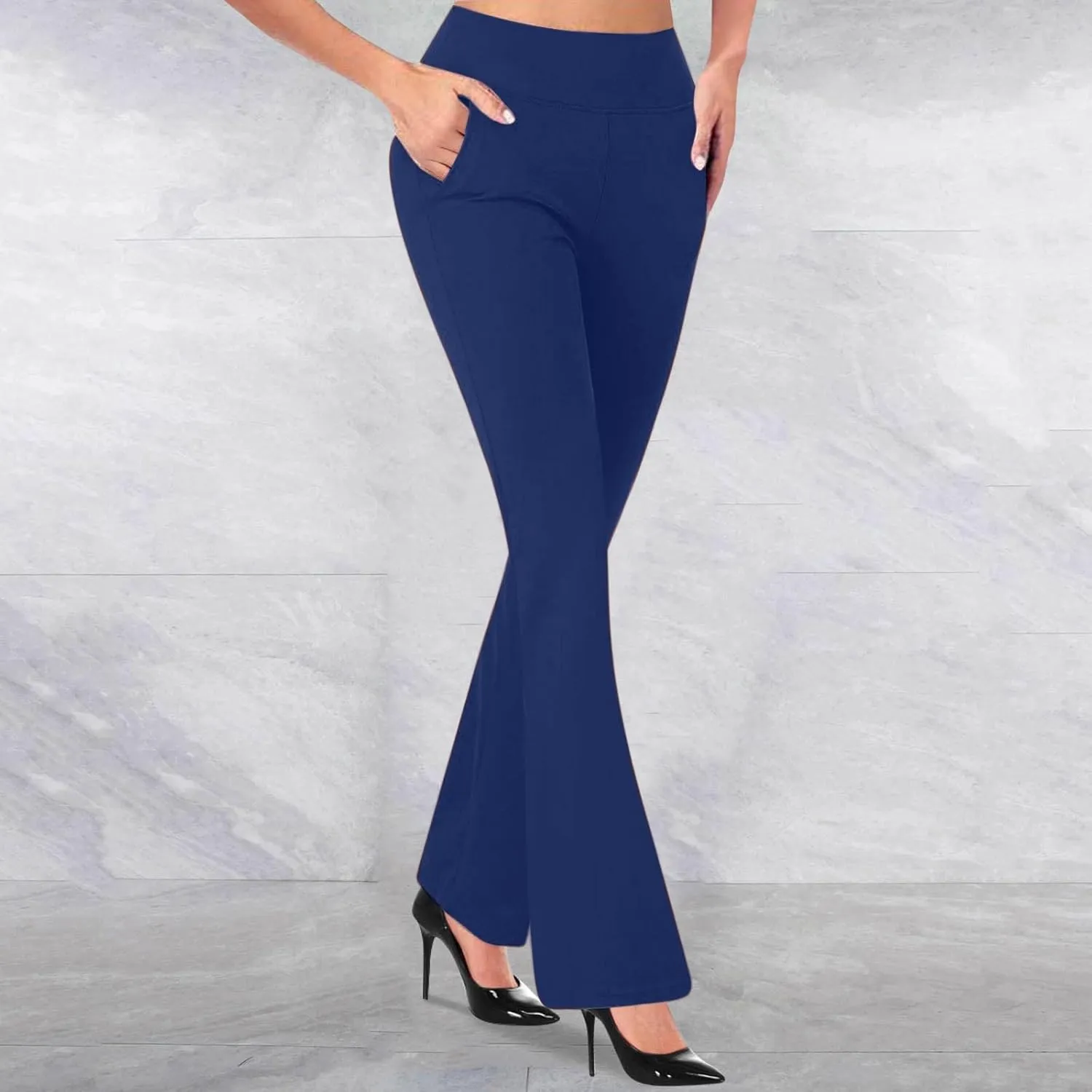 Dress Pants Women 2025 Business Casual Work Pant Women High Waist Stretchy Trousers Pull on Office Slacks Bottoms