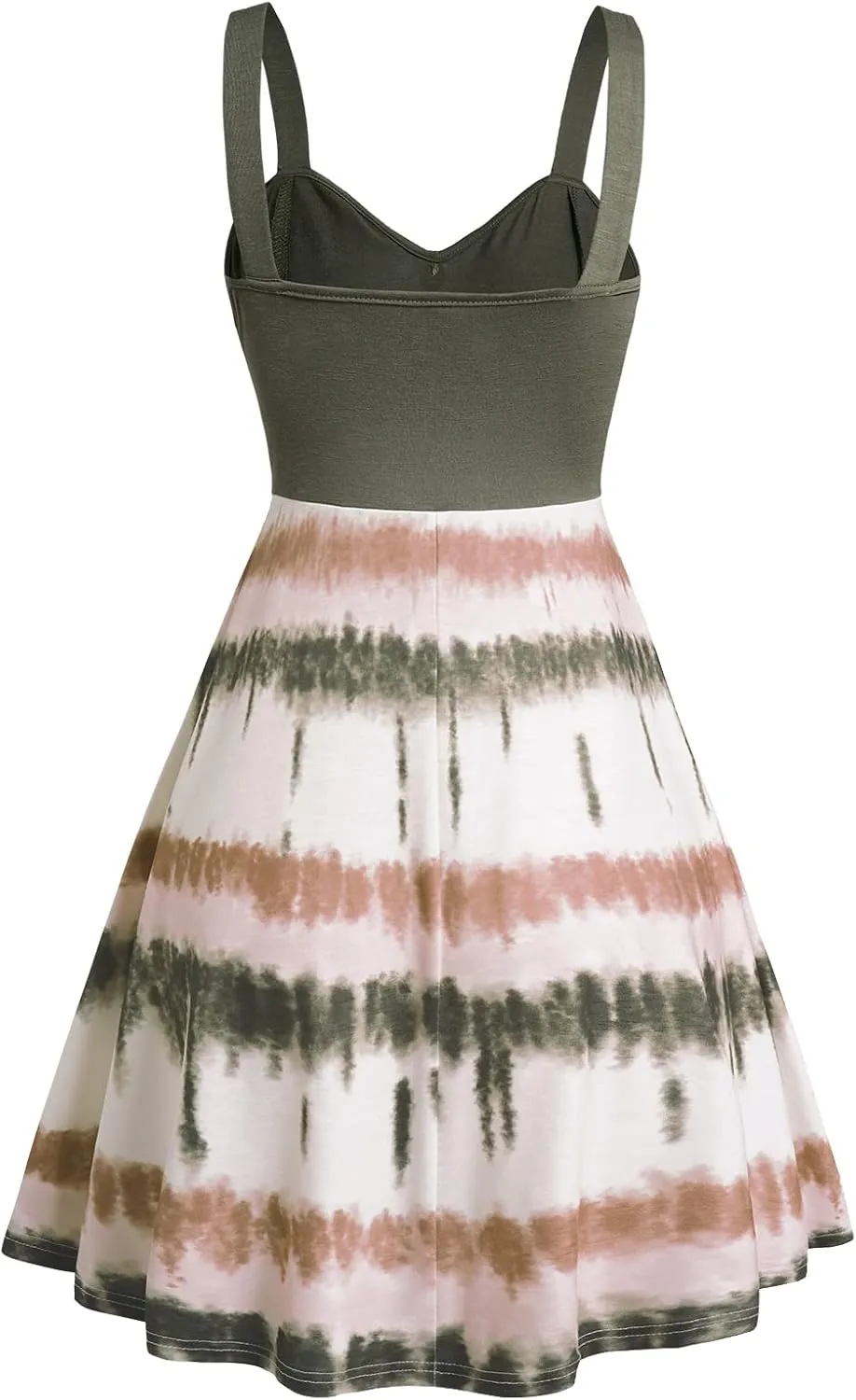DRESSFO Summer Dress Sundress Cami Dress for Women