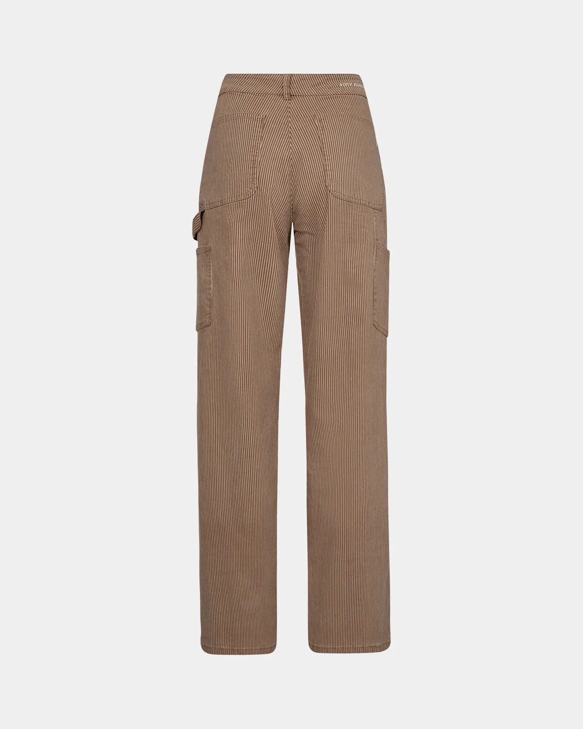 EMILYSW TROUSERS - Brown thin stripe