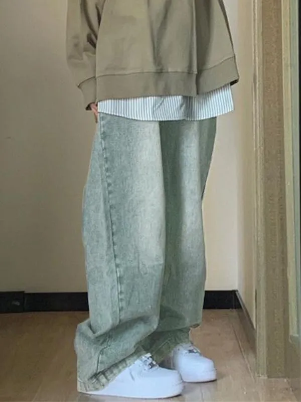 EMMIOL Wide Leg Jeans for Women - Low Waist Baggy Loose Boyfriends Denim Pants - Y2K 90S Style