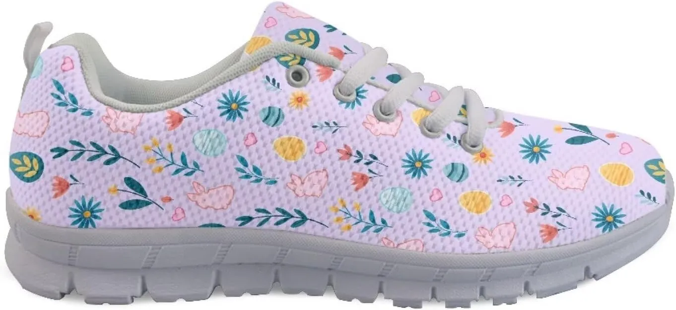 Fashion Running Shoes Platform Workout Tennis Sneakers for Womens Shockproof Non-Slip Camping Shoes for Hiking Size 5-12 White Sole