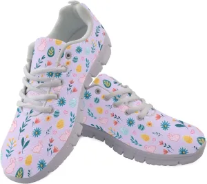 Fashion Running Shoes Platform Workout Tennis Sneakers for Womens Shockproof Non-Slip Camping Shoes for Hiking Size 5-12 White Sole
