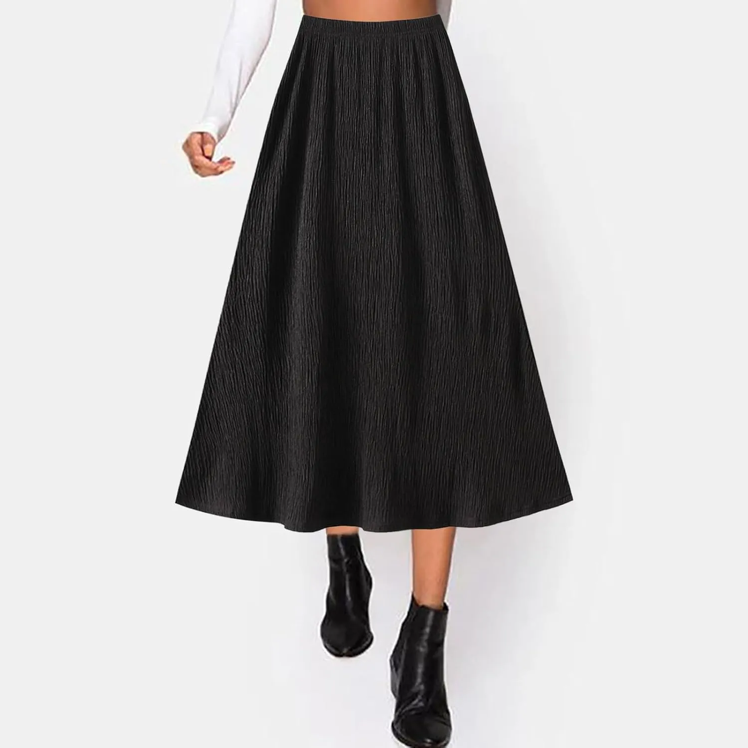 Fashion Skirts for Women 2024 Trendy Women Mid Length Skirt Dance Party A Line High Waisted Fishtail Skirt