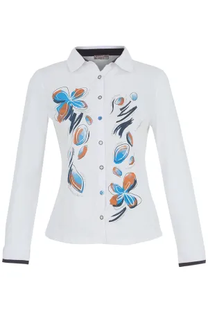 FLORA WHITE BLOUSE