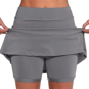 Generic Skorts for Women with Pockets - Lightweight Skirt Athletic Inner Shorts for Running Tennis Golf Workout Sports