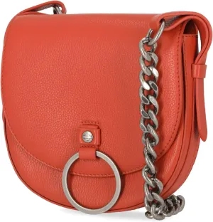 Harley-Davidson Women's Magnetic Flap Closure O Ring Satchel Xbody Purse Orange