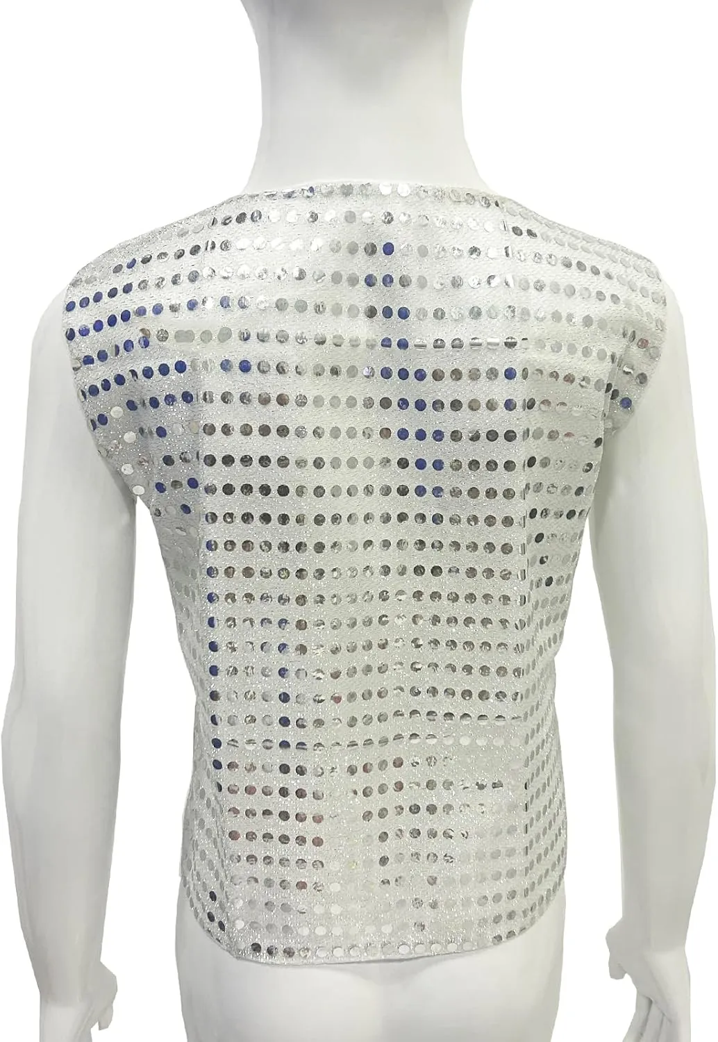 Kids Boys Girls Sequins Waistcoat Sleeveless V neckline Hip-Hop Jazz Dance Party Stage Performance Jacket Vest Costume