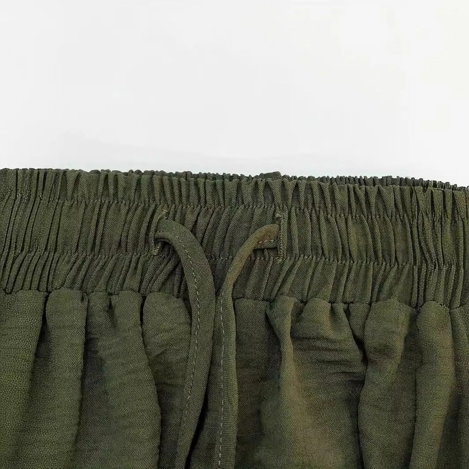 Linen Pants for Mens Summer Fall Loose Fit Track Athletic Harem Flare Wide Leg Sweat Pants Mens 2025