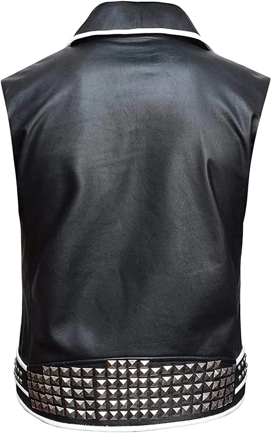 LP-FACON Men's Club Biker Vintage Fashion Motorcycle | Western Cowboy Leather Vest | Waistcoat Collection