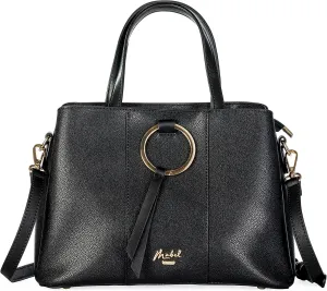 Mabel Womens Multiple Pockets Handbag - Top Handle Shoulder Satchel Bag - Trendy & Lightweight - 100% Vegan PU Leather - LUMI