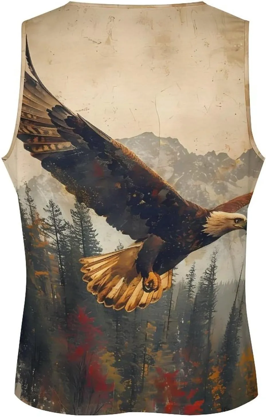 MARSVOVO Workout Tank Tops for Men Animal Graphic Casual Sleeveless Breathable Quick-Dry Muscle Vest Fashion Summer 2024