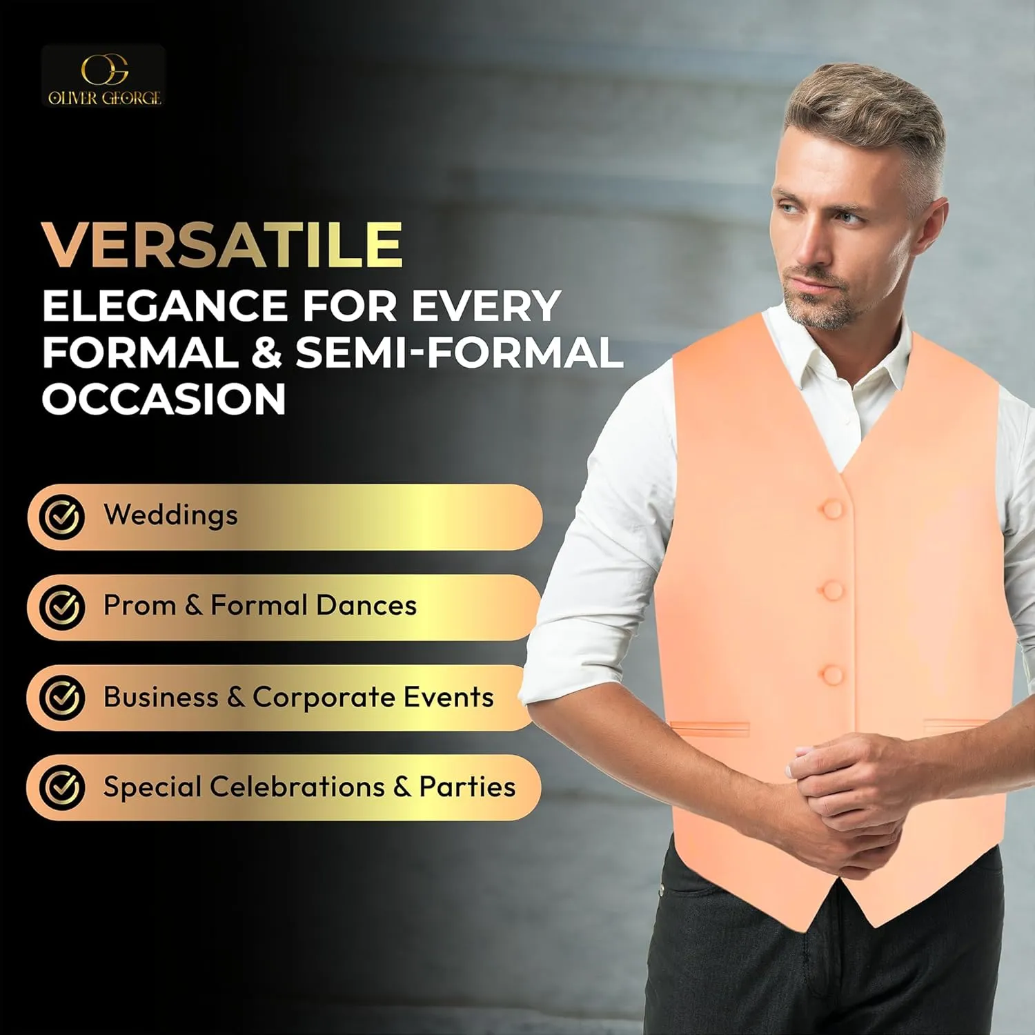 Men's Solid Formal Waistcoat Tuxedo Dress Vest Bow Tie Set for Suit or Tuxedo