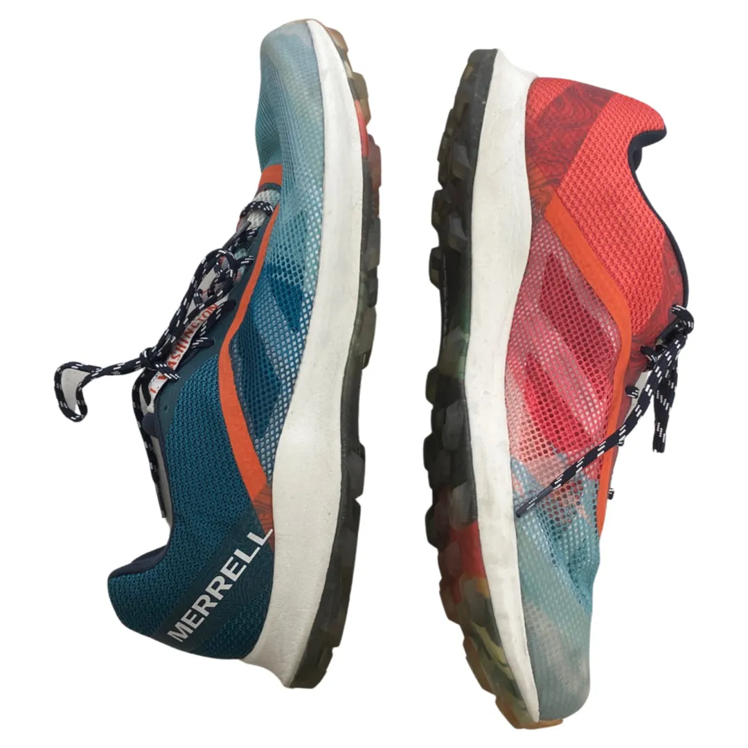 MERRELL BLUE/ORANGE MTL SKYFIRE X WHITE MOUNTAINS SNEAKERS SIZE 14
