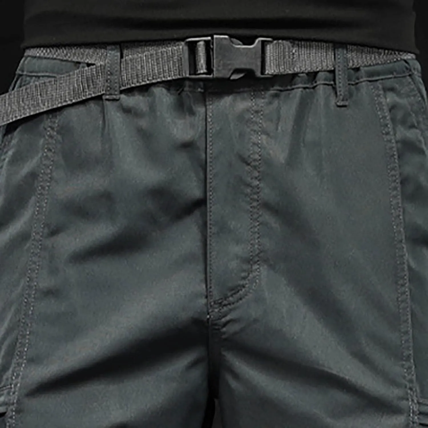 Muscularfit Mens Athletic Pants Regular Fit Stretch Multi Pockets Cargo Pants Cotton Solid Straight Outdoor Sports Sweatpants