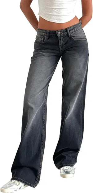 Oprah's Favorite Jeans Pants High Waisted Cropped Denim Pants Tummy Control Sailor Wide Leg Trouser Chiccurva Jeans