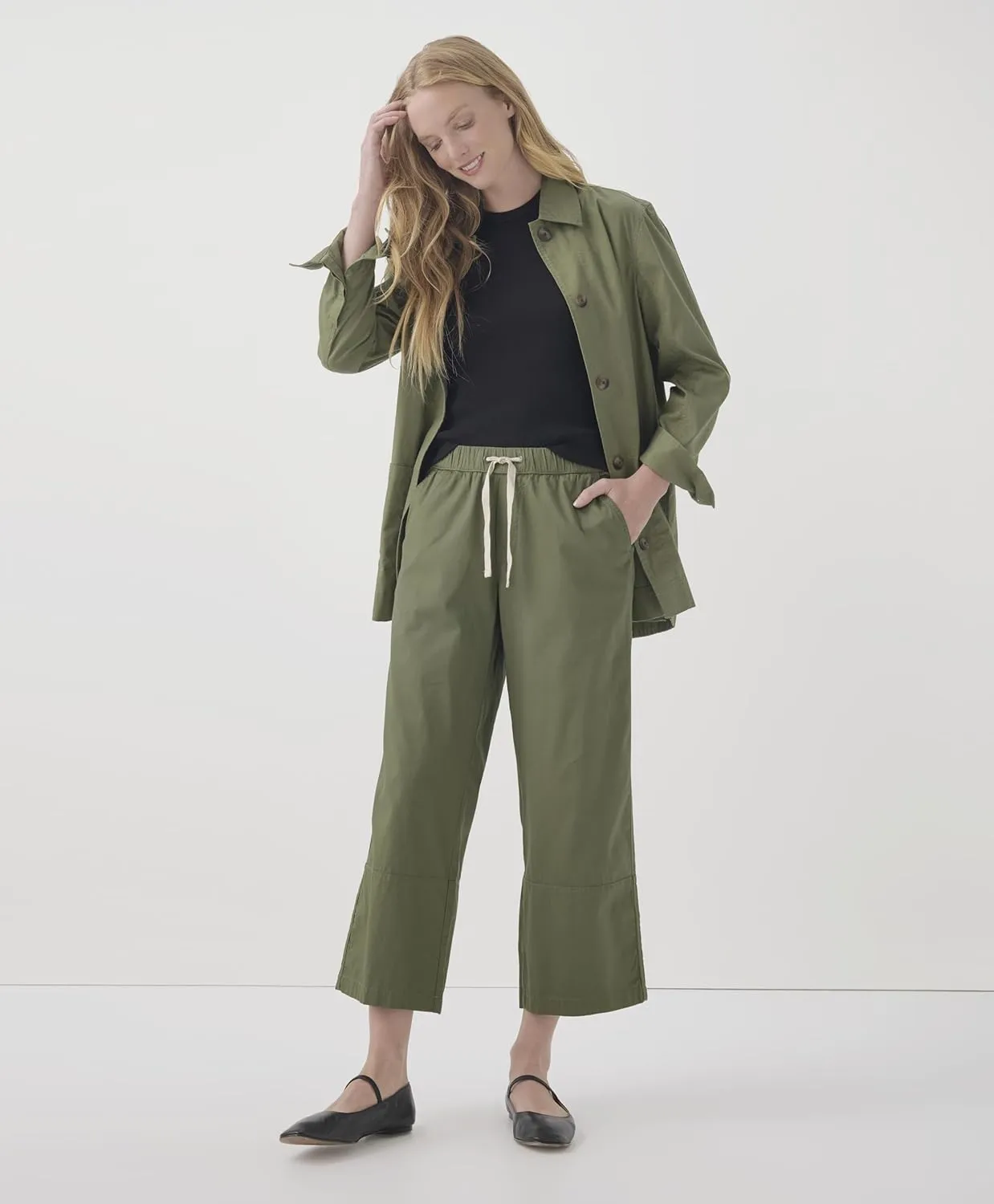 Pact Organic Cotton Women's Daily Crop Pants