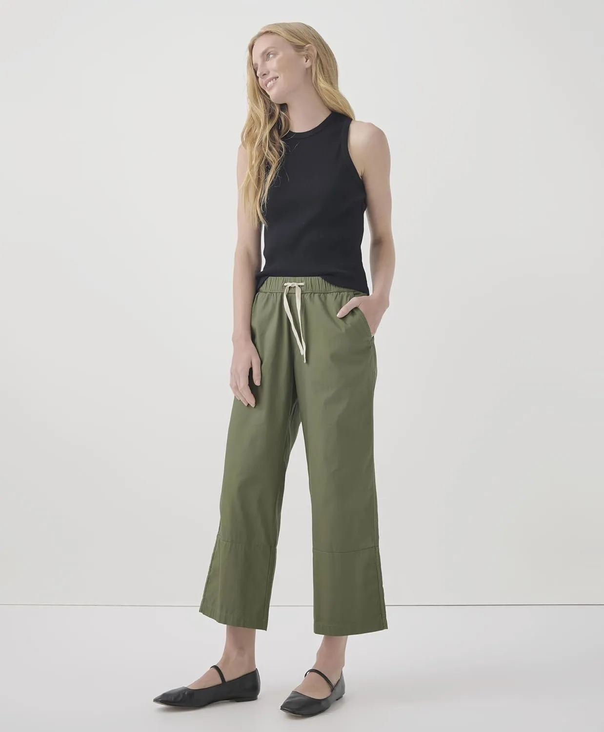 Pact Organic Cotton Women's Daily Crop Pants
