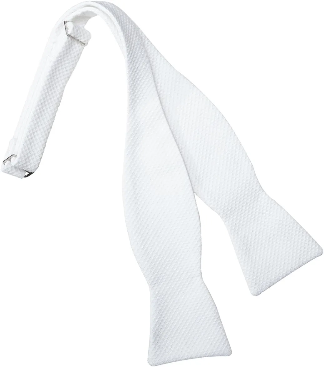 Pique Backless Vest & Self Tie Bow Tie