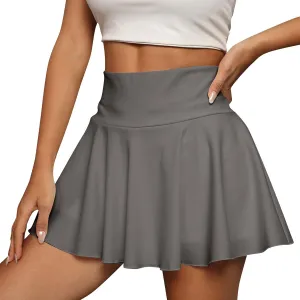 Pleated Tennis Skirts for Women High Waisted Golf Skorts Tummy Control Skirts with Shorts Pockets Lightweight