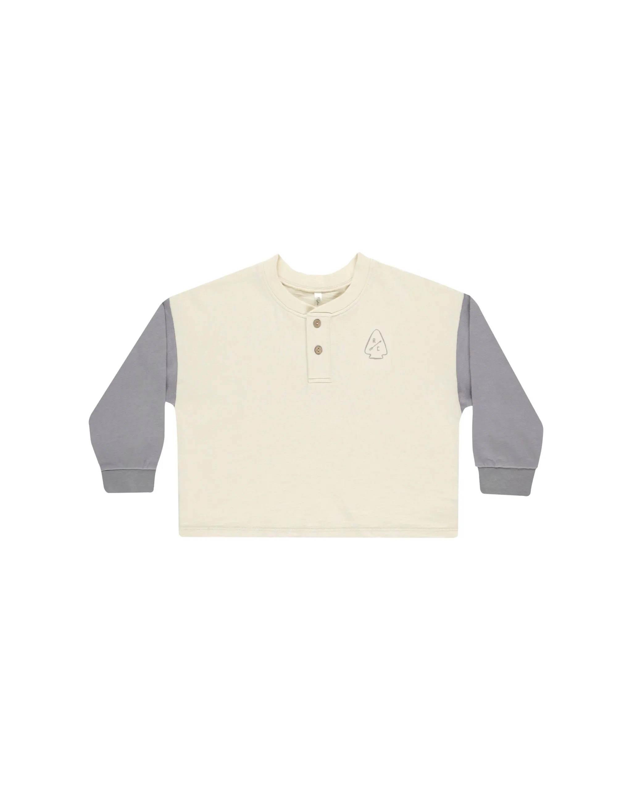 Relaxed Long Sleeve Henley - Explore