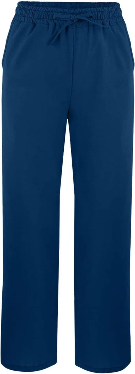 Summer Pants for Women 2025 Casual Cotton Linen Pants Drawstring High Waist Beach Pants with Pockets Vacation Outfits