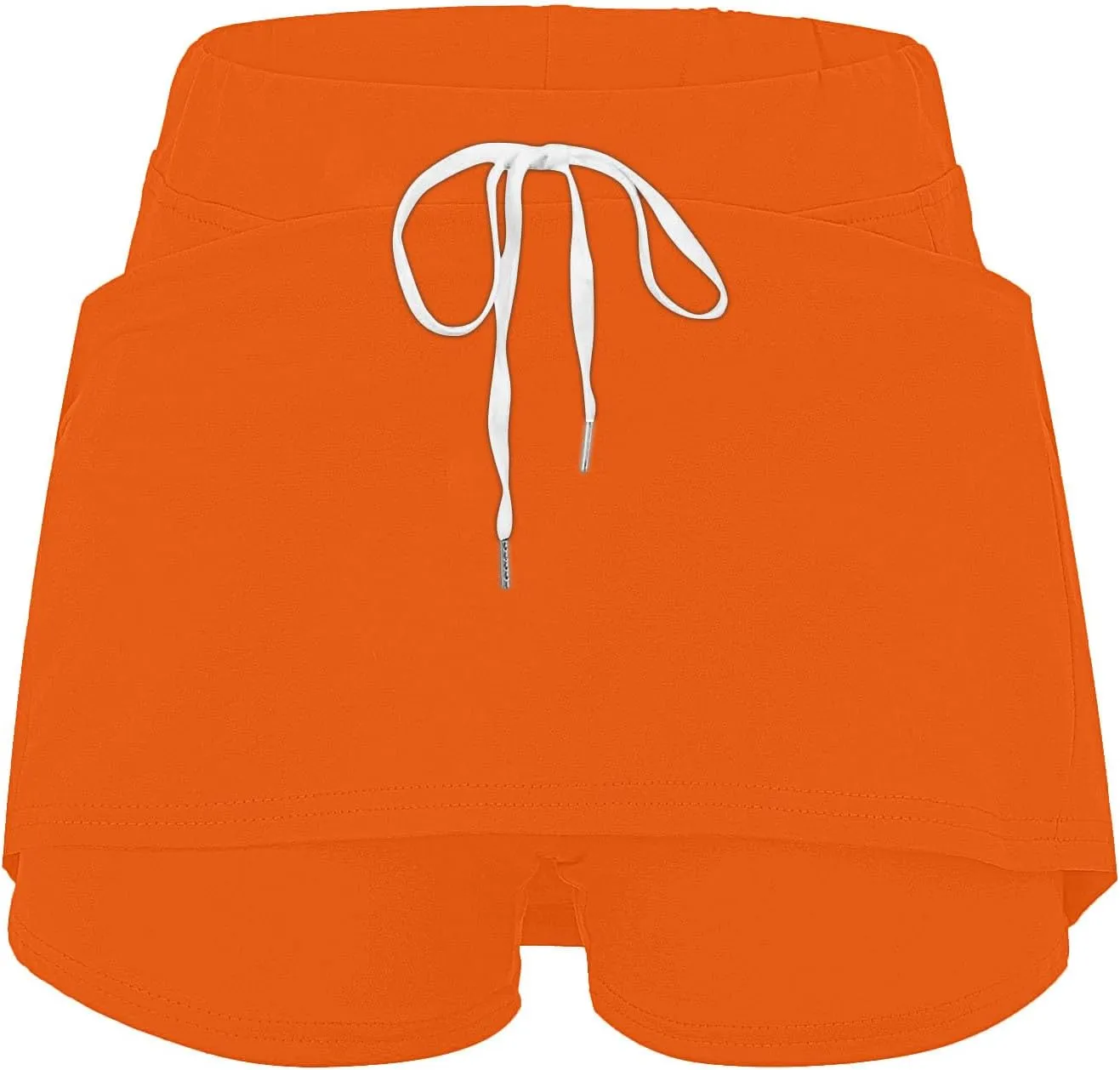 TANGNADE Womens Summer Tennis Skirts with Shorts Underneath High Waisted Drawstring Athletic Skorts Sports Running Outfits