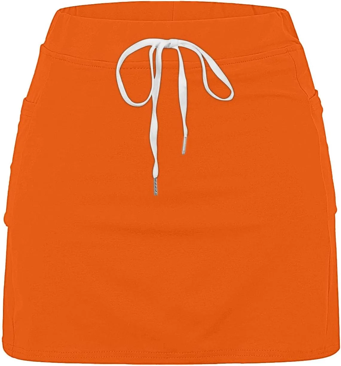 TANGNADE Womens Summer Tennis Skirts with Shorts Underneath High Waisted Drawstring Athletic Skorts Sports Running Outfits