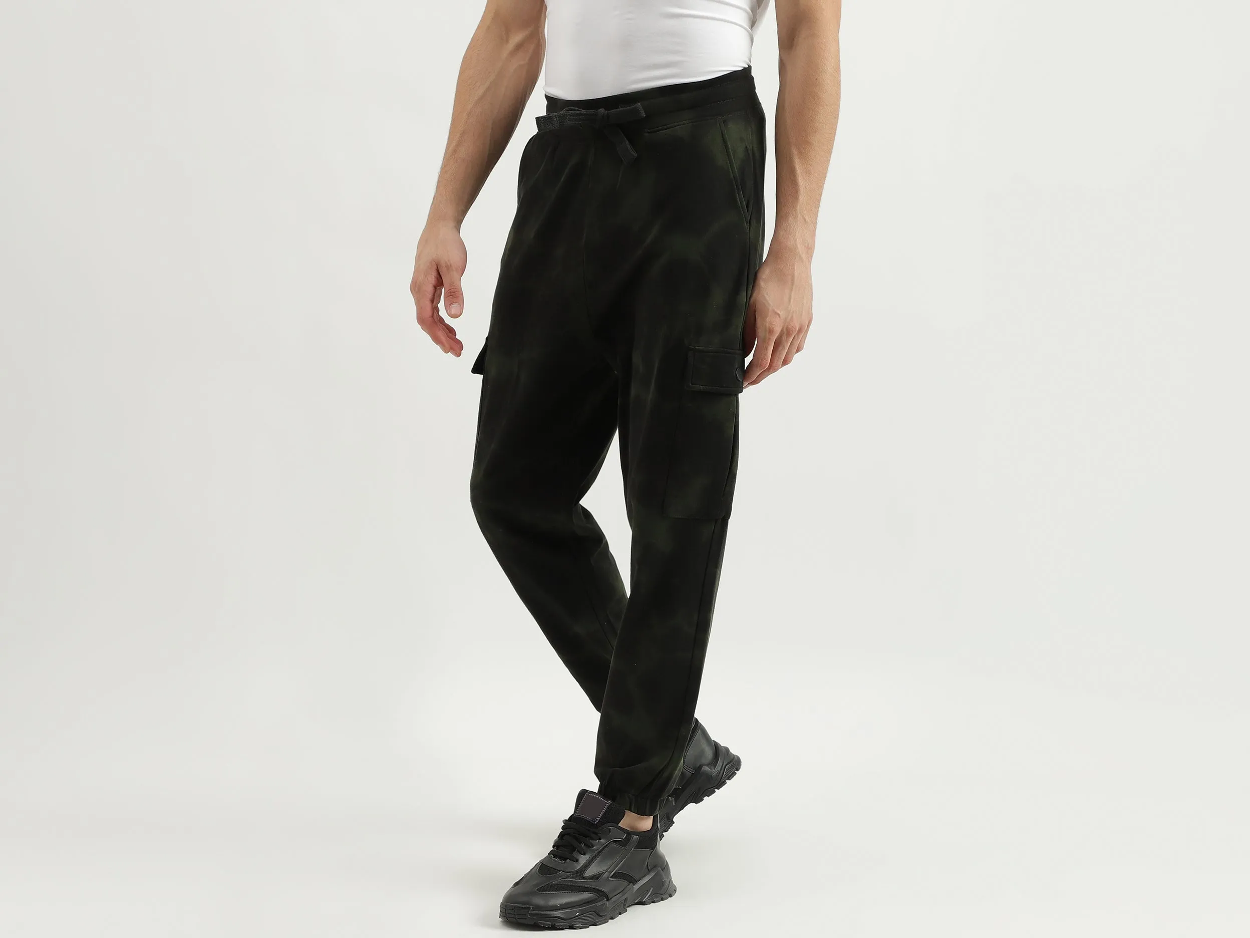 Tie & Dye Baggy Fit Trousers