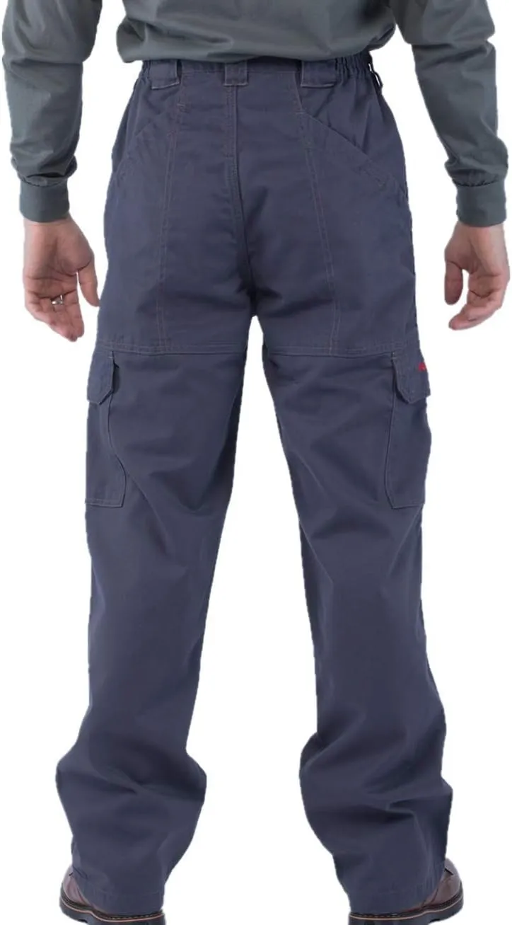 Titicaca Men's FR Cargo Pants Flame Resistant Pants Lightweight 7.5oz 100% Cotton Fire Retardant Elastic Waist Pants