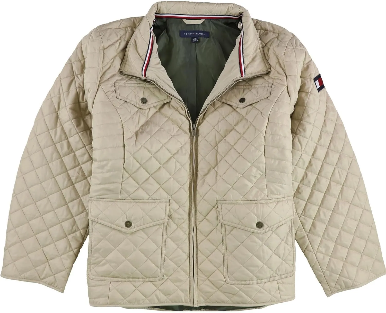 Tommy Hilfiger Plus Quilted Fall Fashion, Lightweight Jacket Women