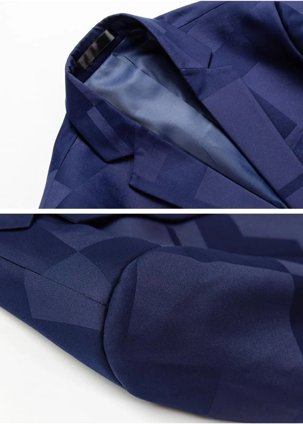 UNINUKOO Mens Blazer Jacket Plaid Slim Fit Casual Party Prom Ligthweight Sport Coat Suit Separates