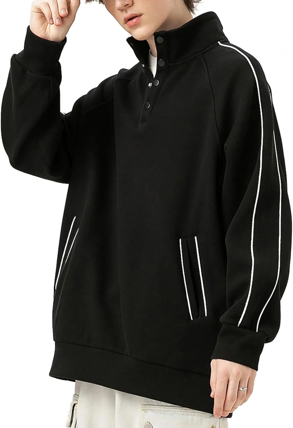 Unisex Oversized Hoodies Long Sleeve Cotton Sweatshirts Pullover Pullover Fall Outfits