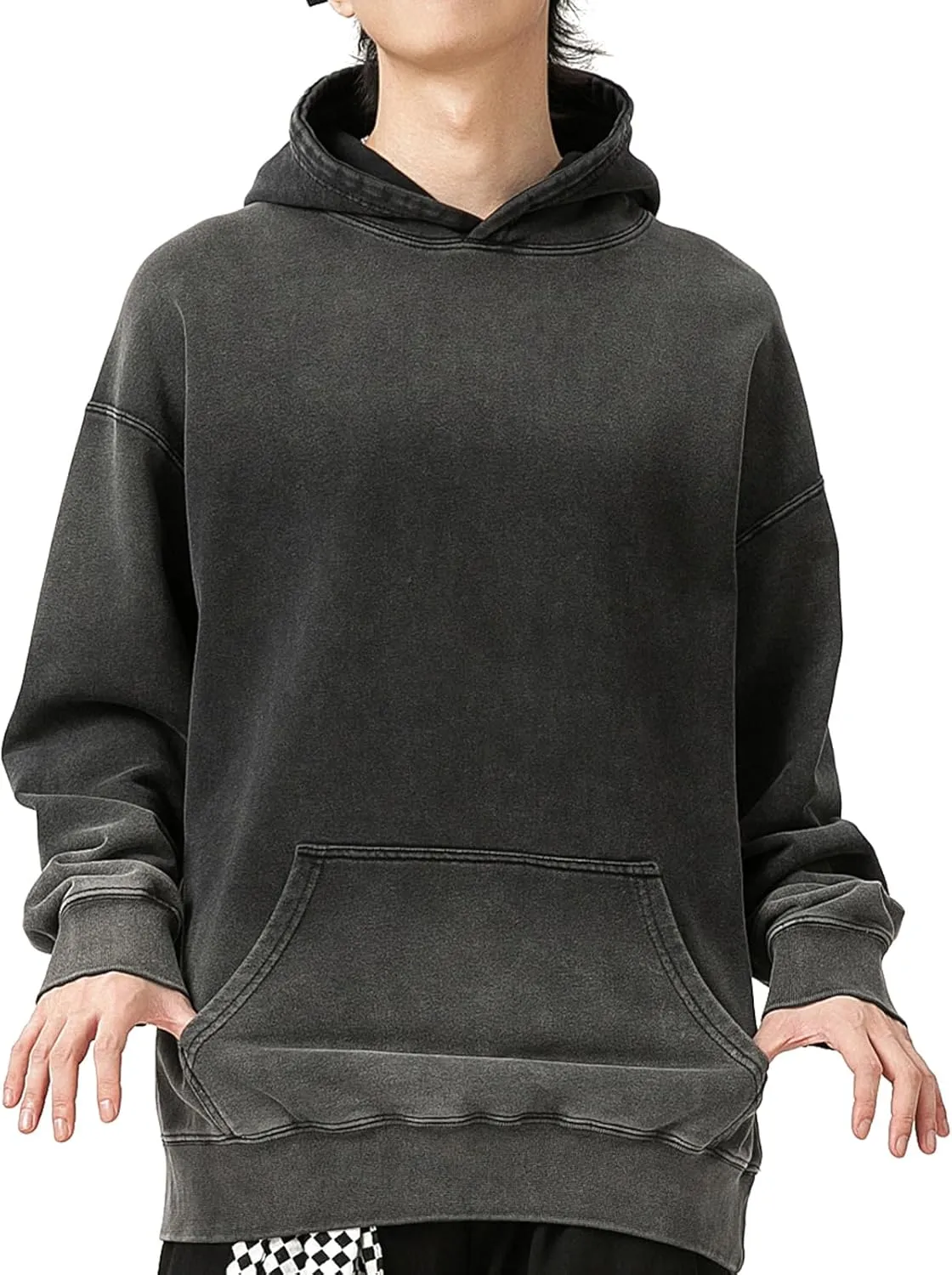 Unisex Oversized Hoodies Long Sleeve Cotton Sweatshirts Pullover Pullover Fall Outfits