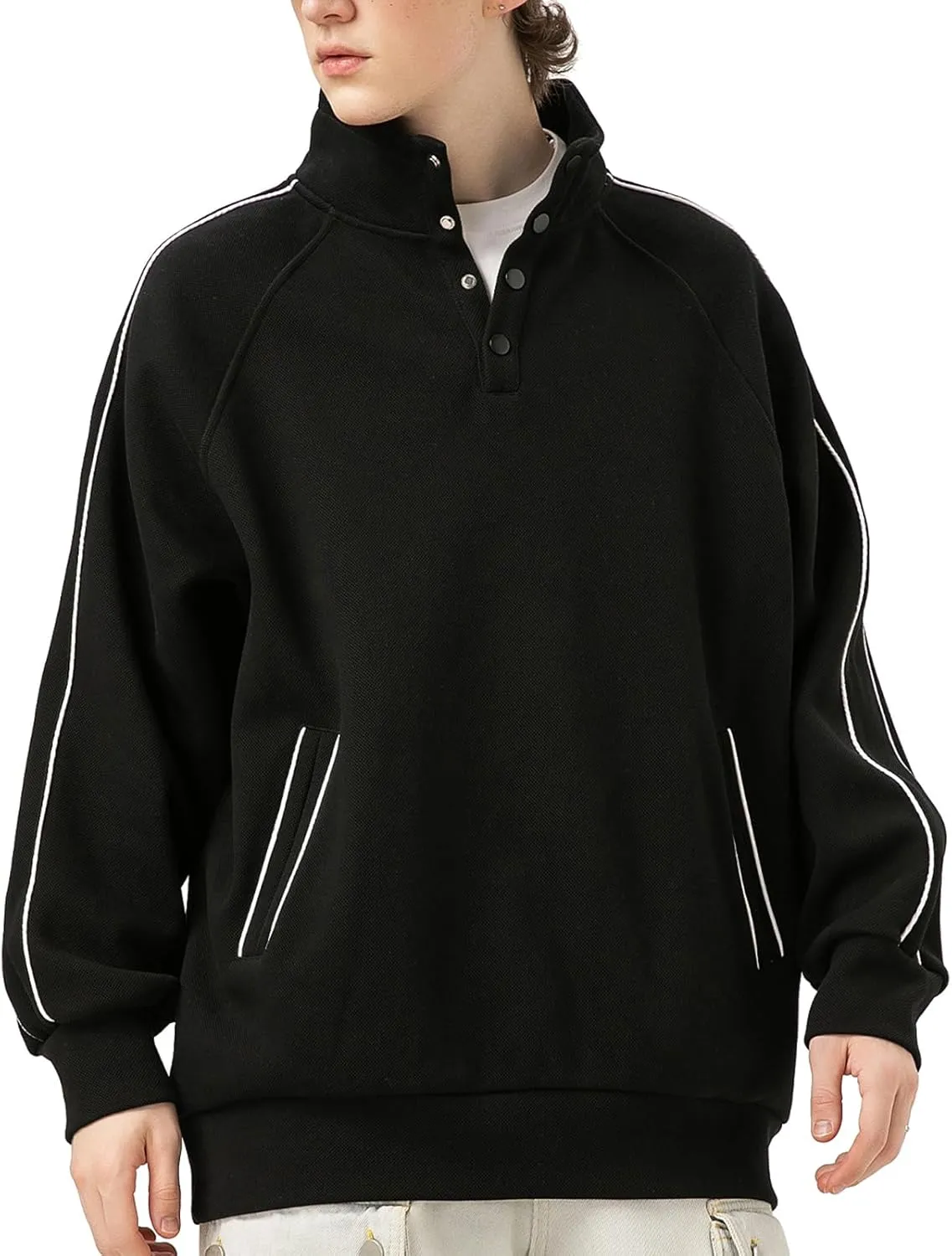Unisex Oversized Hoodies Long Sleeve Cotton Sweatshirts Pullover Pullover Fall Outfits