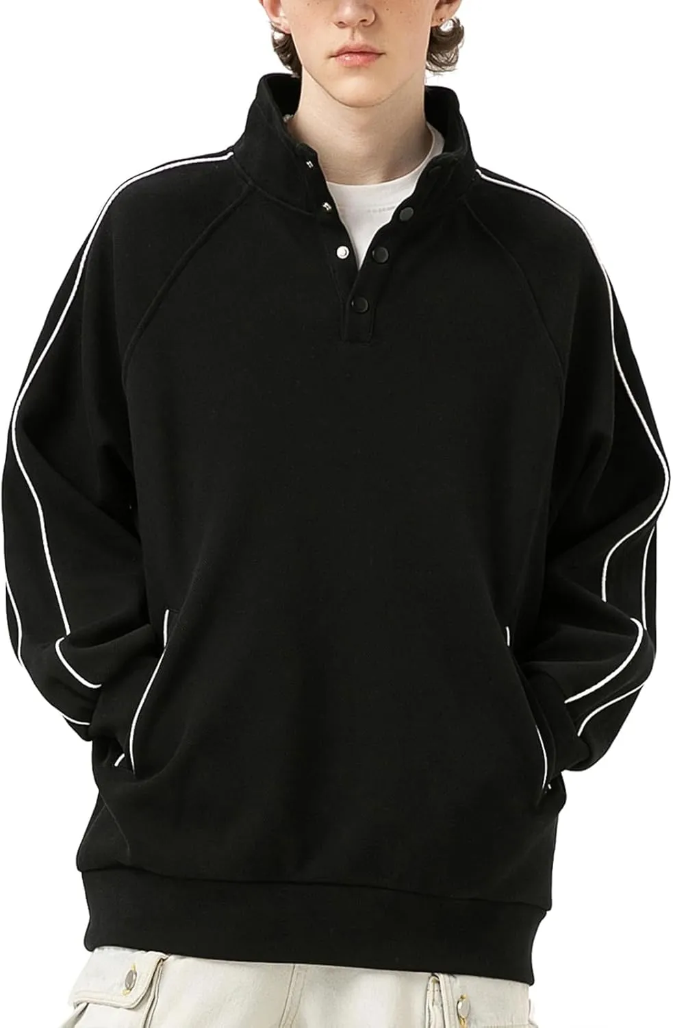Unisex Oversized Hoodies Long Sleeve Cotton Sweatshirts Pullover Pullover Fall Outfits